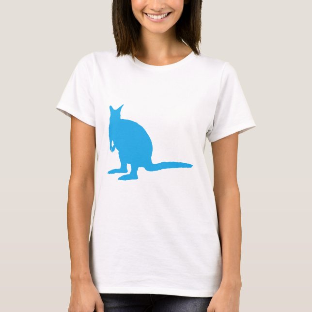 T-shirt Wallaby. bleu (Devant)