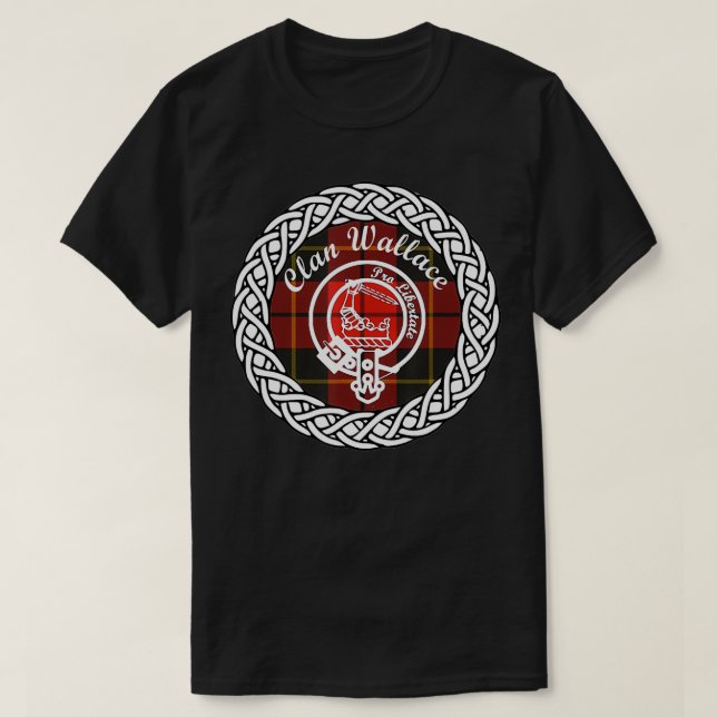 T-shirt Wallace surname last name name (Design devant)