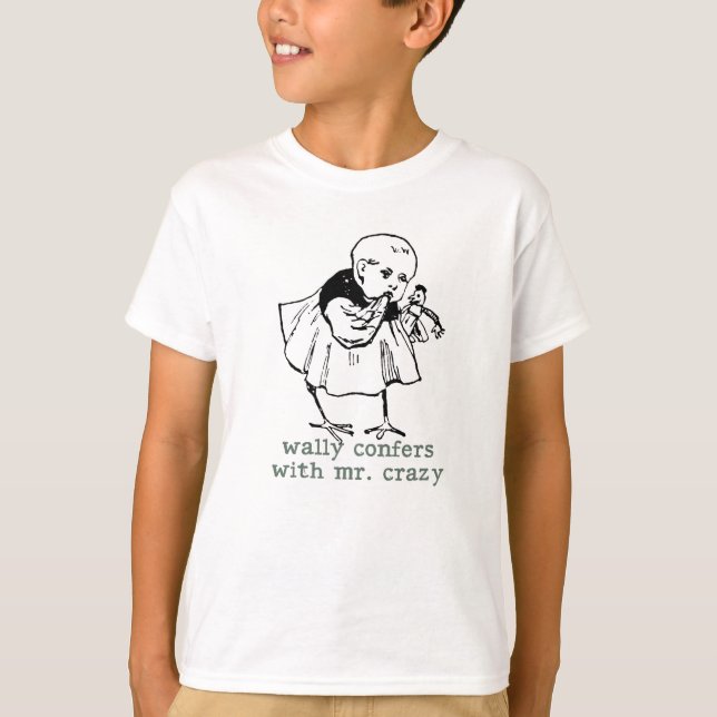 T-shirt Wally et Mr Crazy Kids (Devant)