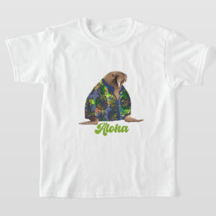 T-shirt Walrus hawaïen - Aloha