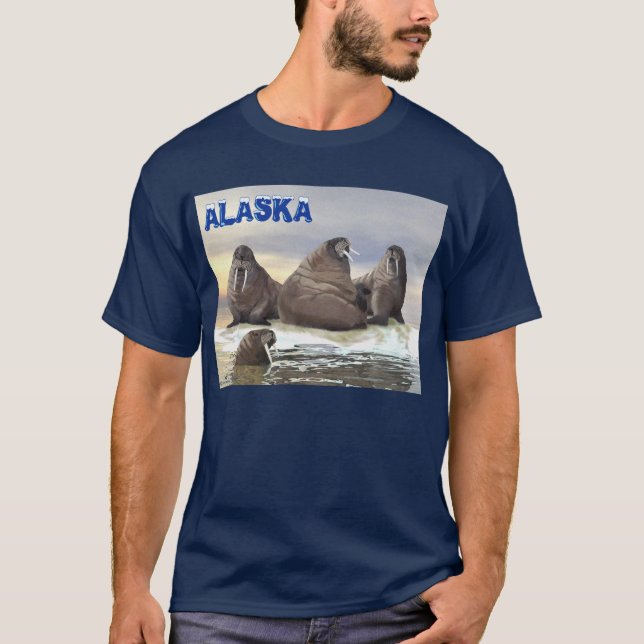 T-shirt Walrus - Quatre frères (Devant)