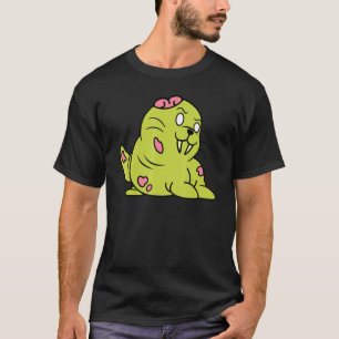 T-shirt Walrus Zombie Halloween Horror Cute Monster Sea An