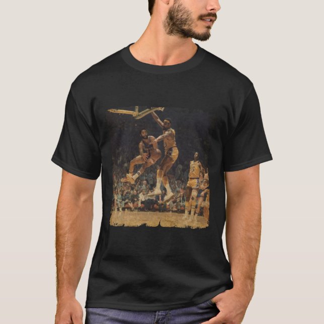T-shirt Walt Frazier Envelopper un col autour de Wilt Cham (Devant)