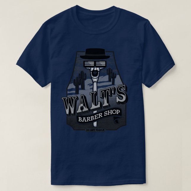 T-shirt Walts Barber Shop (Design devant)