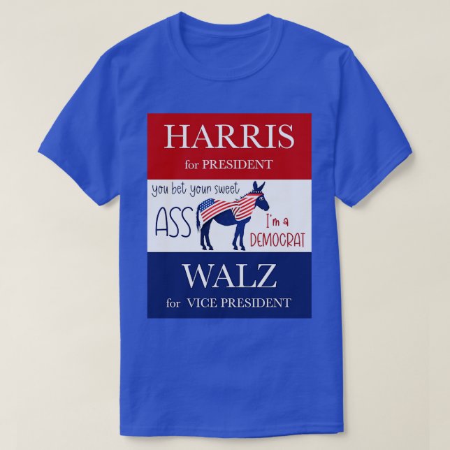 T-shirt Walz 2024 20 (Design devant)