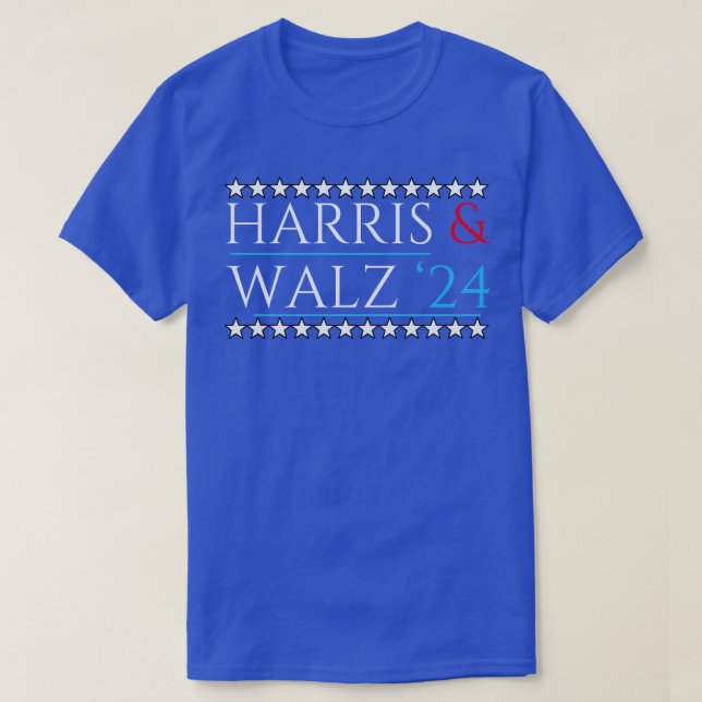 T-shirt Walz 2024 Kamala et Tim Walz Élection 2024 (Design devant)