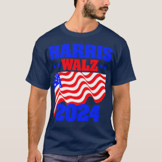 T-shirt Walz 2024 pour Arrière - plans légers