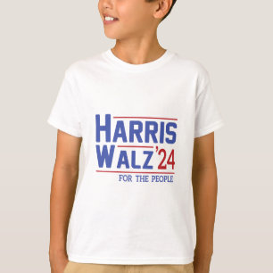 T-shirt Walz 2024 Président américain Drapeau Kamala Harri