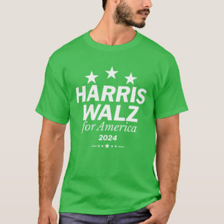 T-shirt Walz pour l'Amérique fille blanche