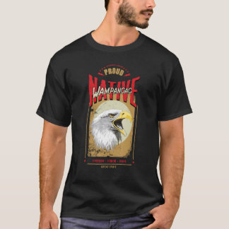 T-shirt Wampanoag Native American Eagle Spirit Vintage Hon