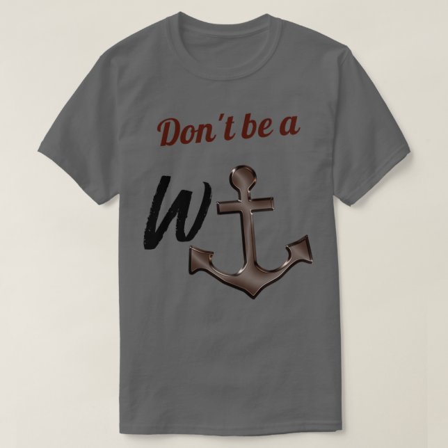 T-shirt Wanchor Wanker (Design devant)