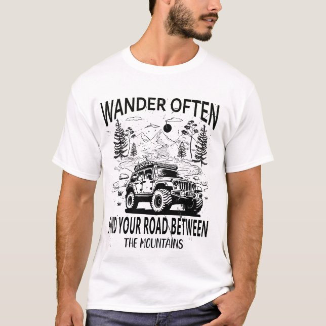 T-shirt Wander Often (Devant)