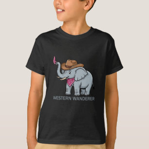 T-shirt Wanderer occidental