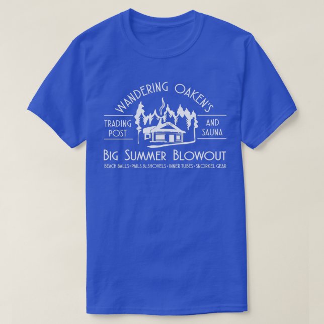 T-shirt Wandering Oakens Trading Post et sauna  (Design devant)