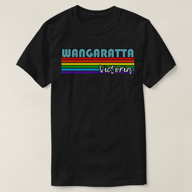 T-shirt Wangaratta Victoria Pride Wangaratta LGBT Cadeau L (Design devant)