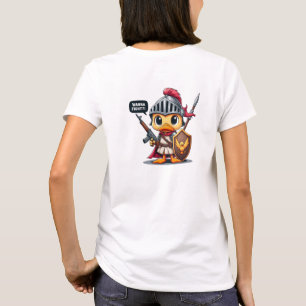 T-shirt Wanna Fight Canard warrer