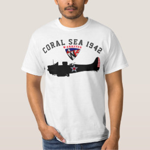 T-shirt Warkites "mer de corail 1942" courageuse
