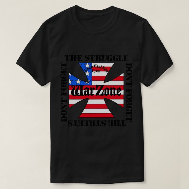 T-shirt Warzone - N'oubliez pas la lutte - N'oubliez pas (Design devant)