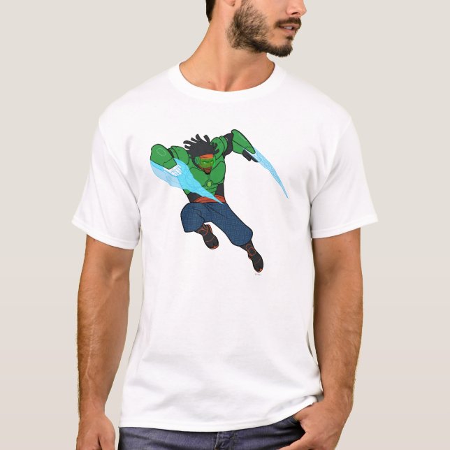 T-shirt Wasabi surchargé (Devant)