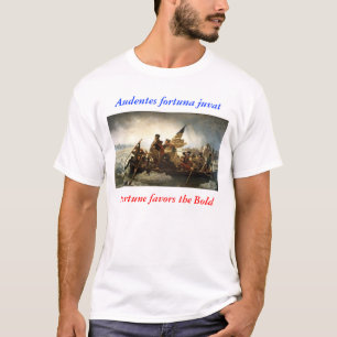T-shirt Washington courageux croisant le Delaware