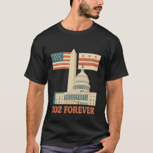 T-shirt Washington D.C. 202 Forever- Monument et Capitole