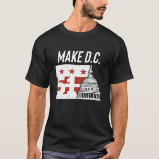 T-shirt Washington D C  51st State  Cool DC Statehood