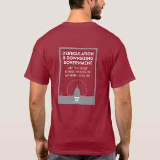 T-shirt Washington D.C. craint la déréglementation et la r