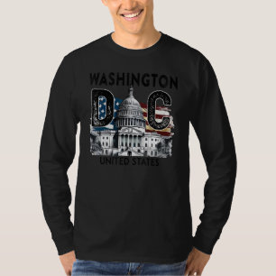 T-shirt Washington DC Capitol Hill USA Souvenirs   Hommes 