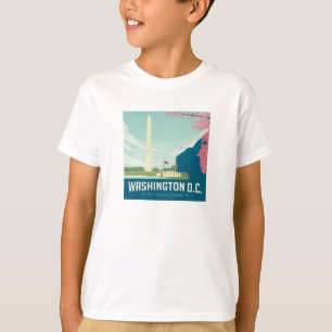 T-shirt Washington DC La capitale de notre nation
