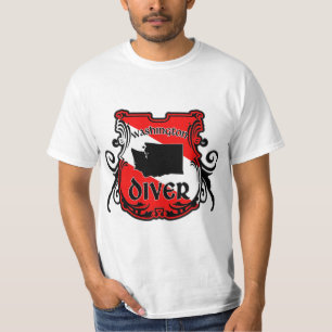 T-shirt Washington Diver