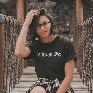 T-shirt Washington Free DC