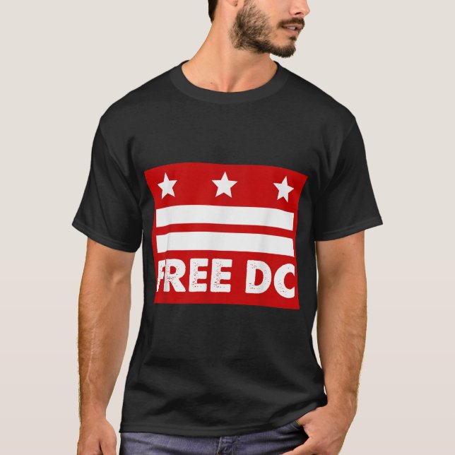 T-shirt Washington Free Dc Free Dc (Devant)