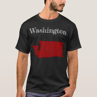 T-shirt Washington Interstates [Berry Red Design]