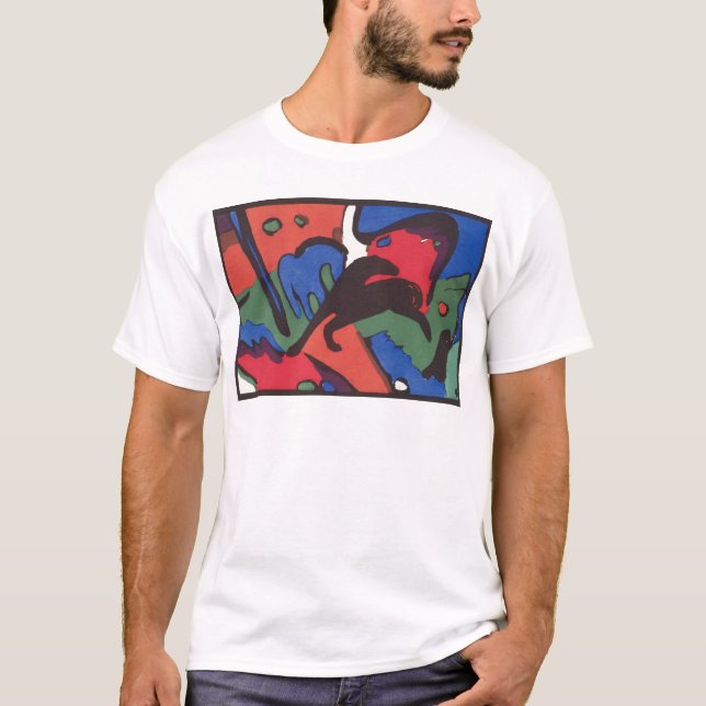 T-shirt Wassily Kandinsky Franz Marc Blue Rider Peinture (Devant)