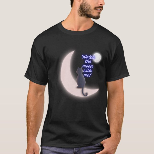 T-shirt watch the moon with me (Devant)
