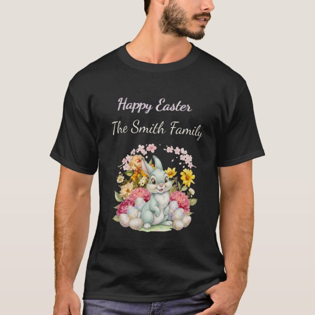 T-shirt Water Color Easter (Devant)