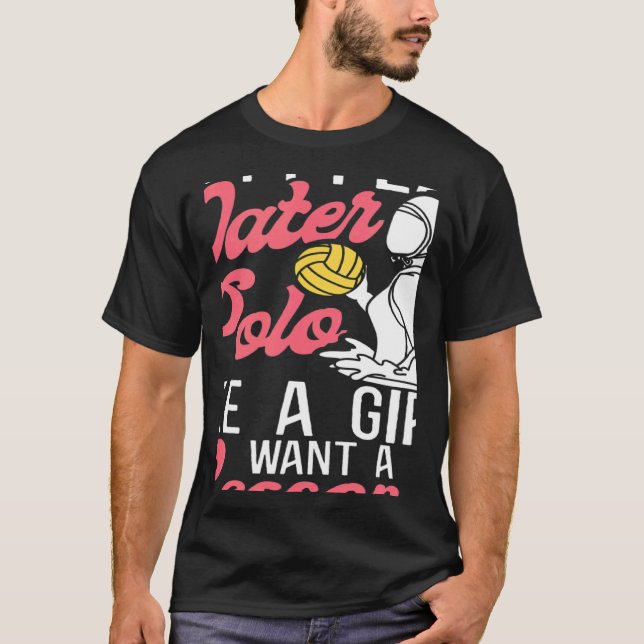T-shirt Water Polo Girl Ouais Je Joue Water Polo Comme Une (Devant)