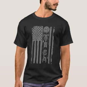 T-shirt Water Polo Team Aquatic Sport Hood Usa