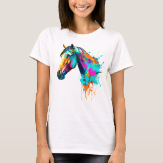 T-shirt watercolor hor
