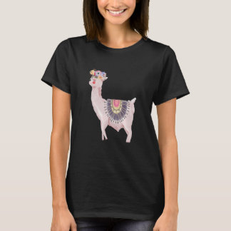 T-shirt Watercolor Llama Alpaca Boy Girl Kids