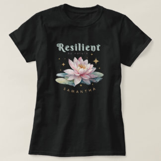 T-shirt watercolor lotus flower motivational personalized