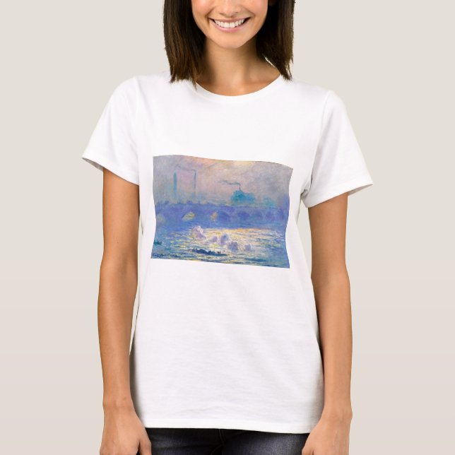 T-shirt Waterloo Bridge (Londres), Monet (Devant)
