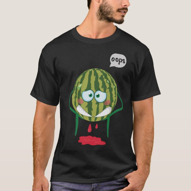 T-shirt Watermelon embêté (Devant)