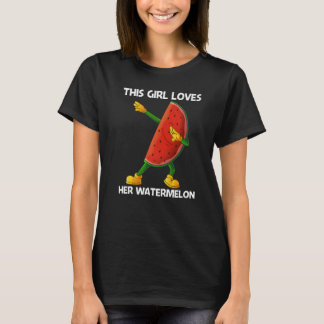 T-shirt Watermelon For Girls Kids Melon Fruit Plant