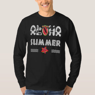 T-shirt Watermelon Hawaiian Summer Walker Cool Aloha Attir