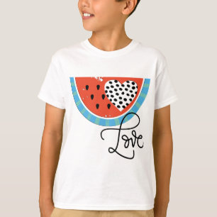 T-shirt Watermelon Heart Lot Fruit Pool Party