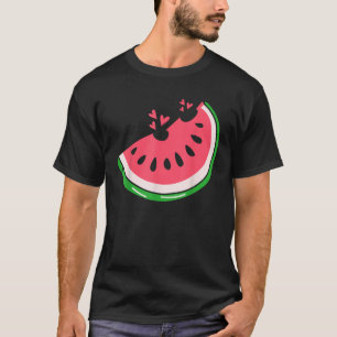 T-shirt Watermelon Slice Melon Fruit Lovers Summer Vacatio