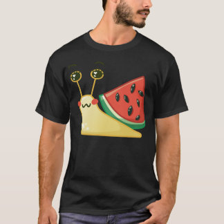 T-shirt Watermelon Snail girl