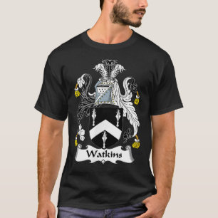 T-shirt Watkins Armoiries de la famille Crest 