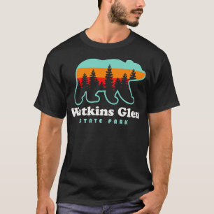 T-shirt Watkins Glen State Park Randonnée New York Retro B
